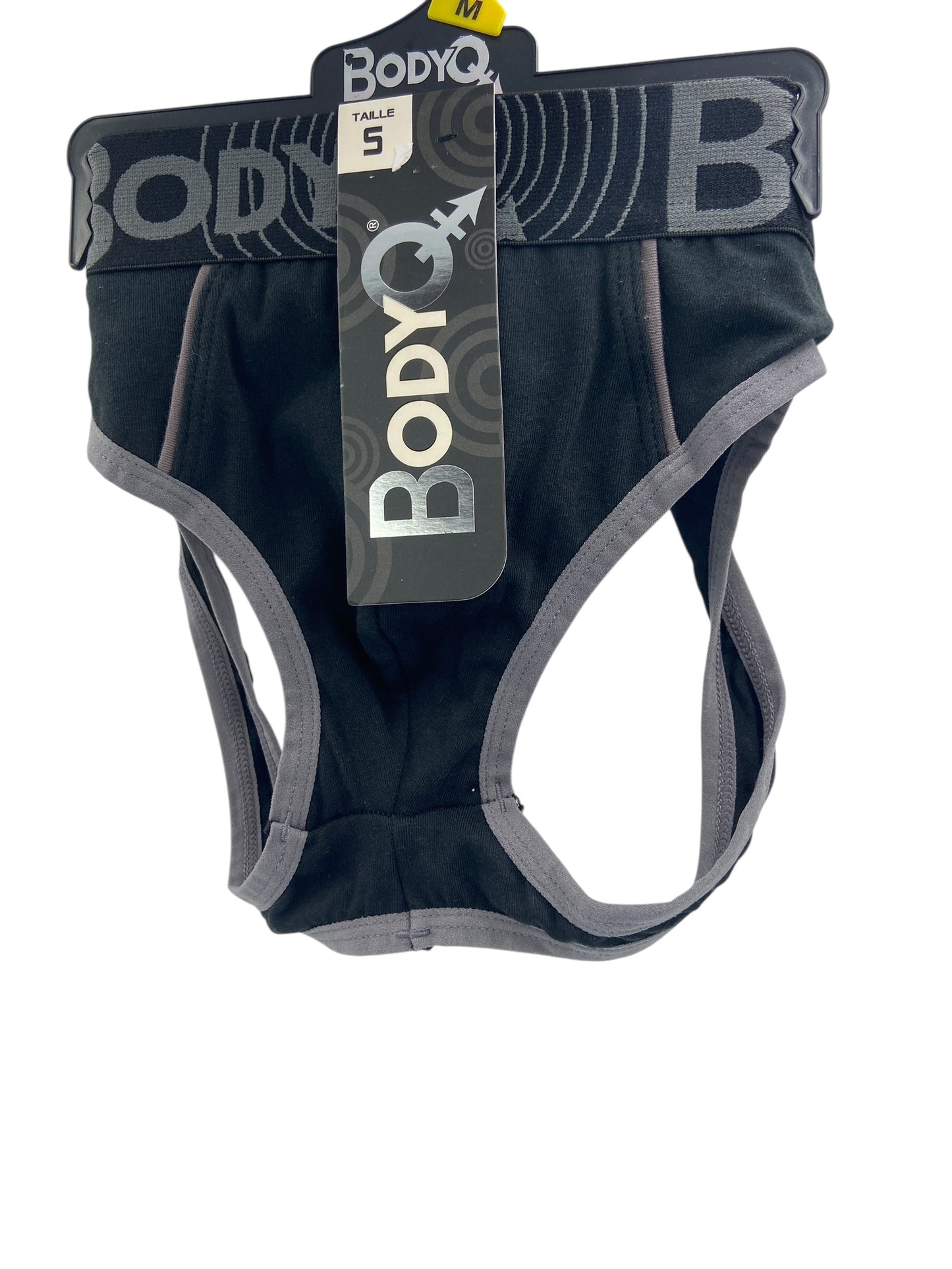 BodyQ Sexy Heren Jockstrap – Zwart Grijs – Erotische Herenlingerie – Maten S t/m XL