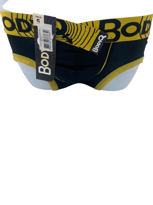 BodyQ Sexy Heren Boxershort – Zwart/Geel – Erotische Herenlingerie – Maten S t/m XL