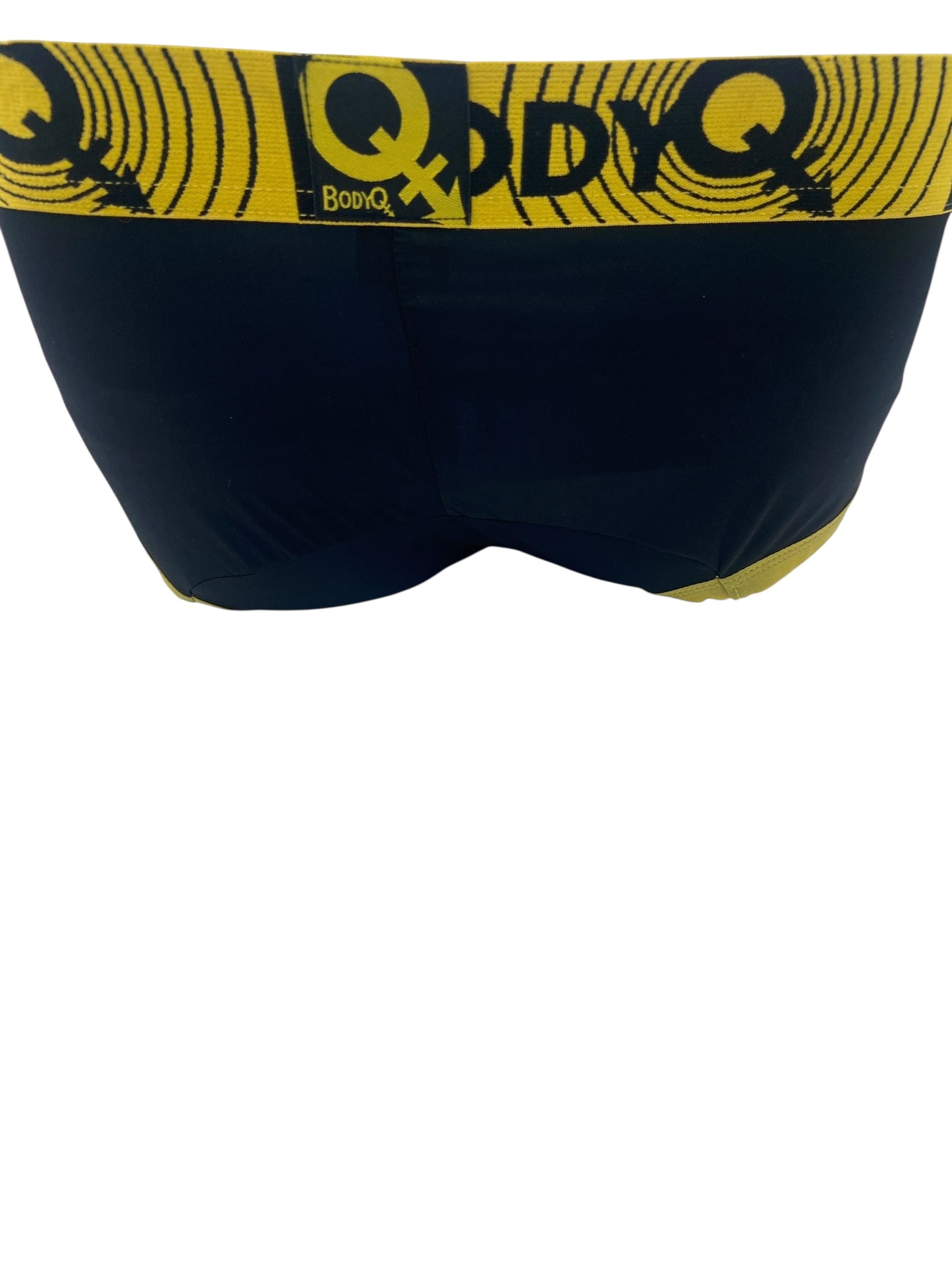 BodyQ Sexy Heren Boxershort – Zwart/Geel – Erotische Herenlingerie – Maten S t/m XL