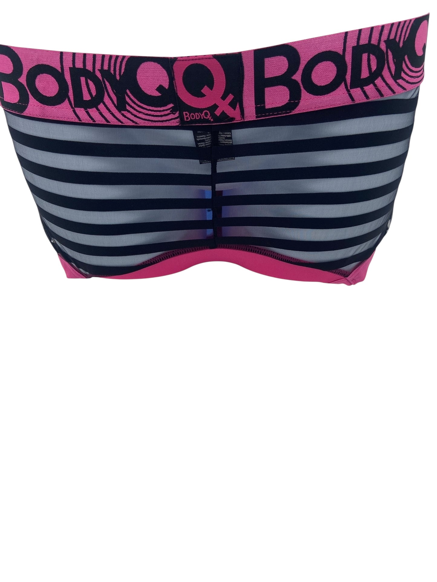 BodyQ Sexy Heren Boxershort – Roze met Net Zwart – Erotische Herenlingerie – Maten S t/m XL