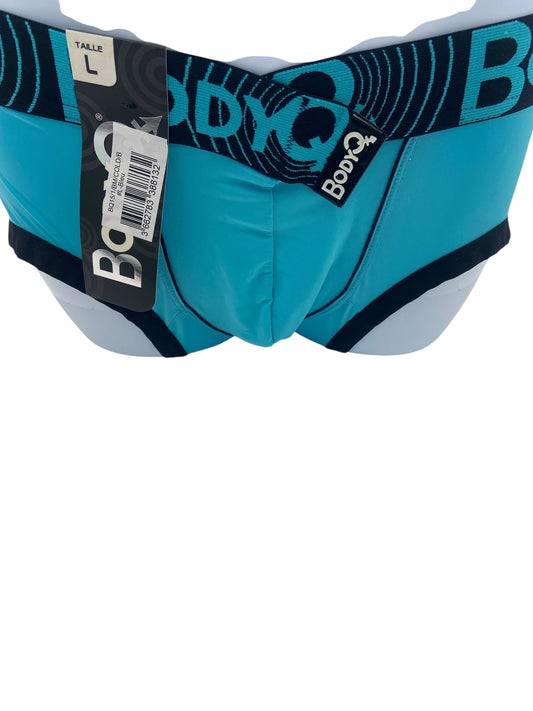 BodyQ Sexy Heren Boxershort – Aqua/Zwart – Erotische Herenlingerie – Maten S t/m XL