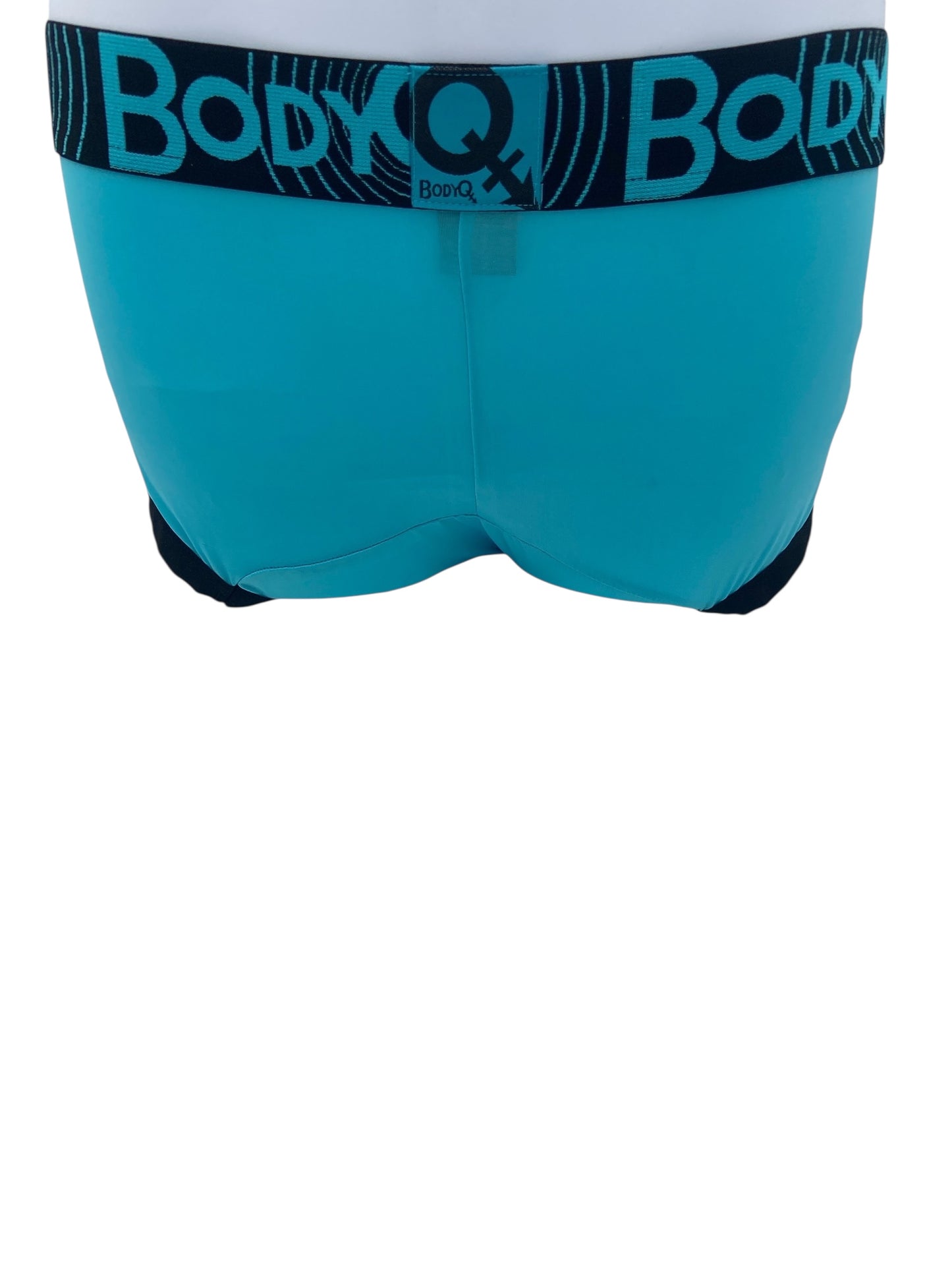 BodyQ Sexy Heren Boxershort – Aqua/Zwart – Erotische Herenlingerie – Maten S t/m XL