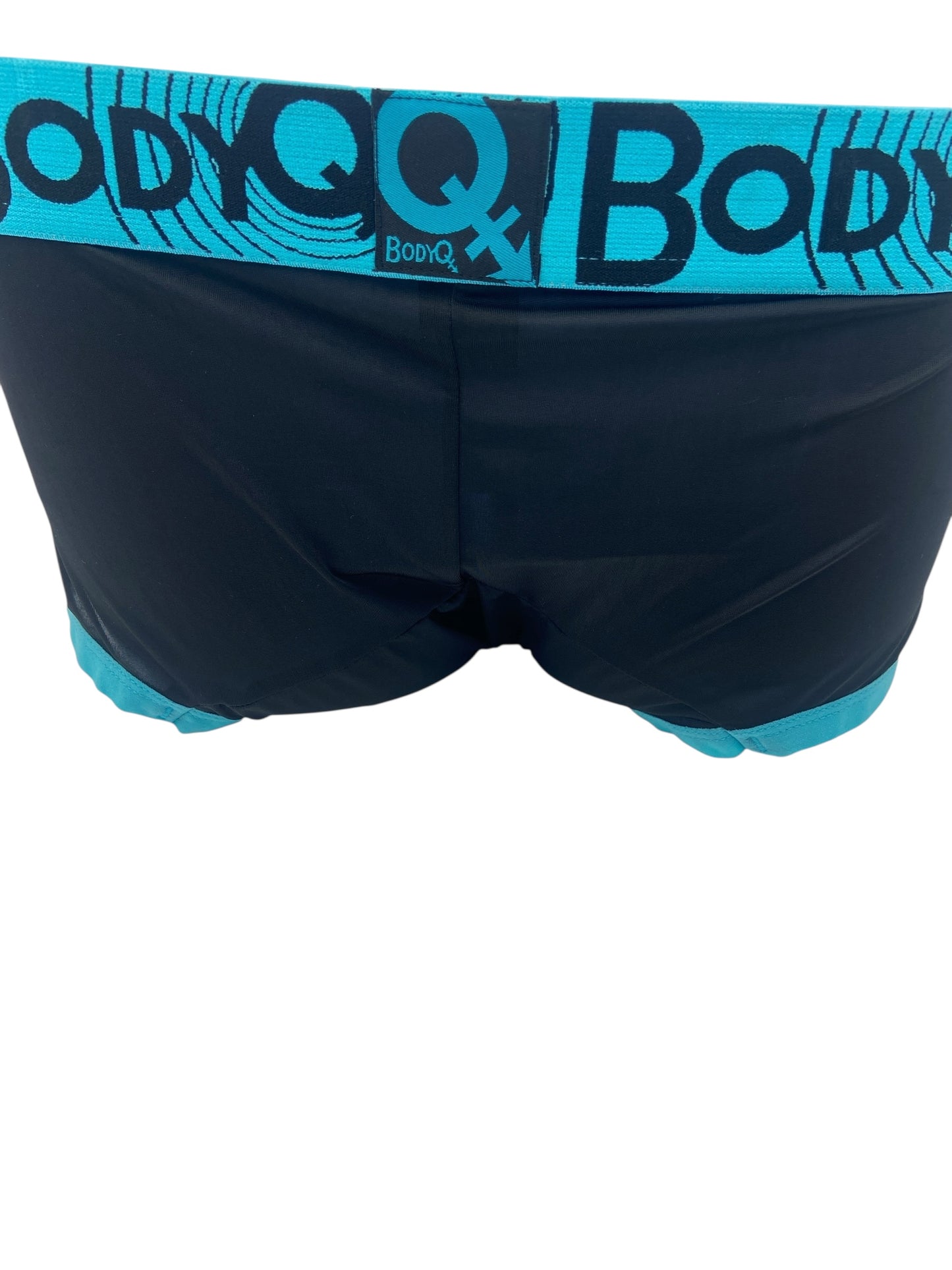 BodyQ Sexy Heren Boxershort – Zwart/Aqua – Erotische Herenlingerie – Maten S t/m XL