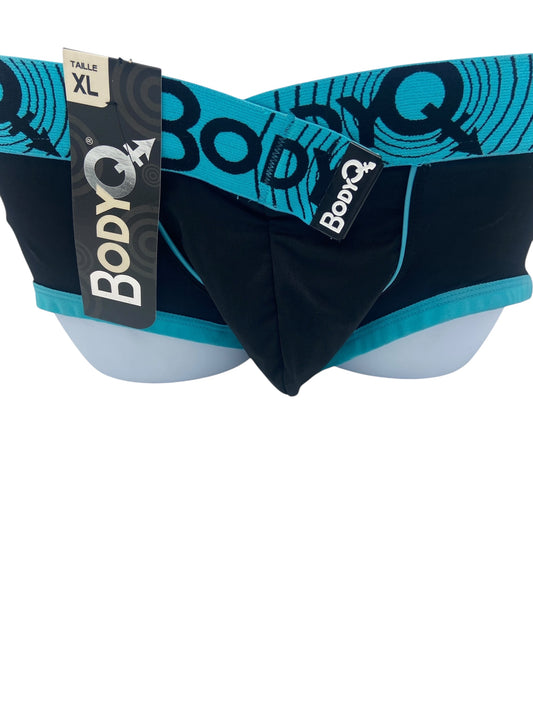 BodyQ Sexy Heren Boxershort – Zwart/Aqua – Erotische Herenlingerie – Maten S t/m XL