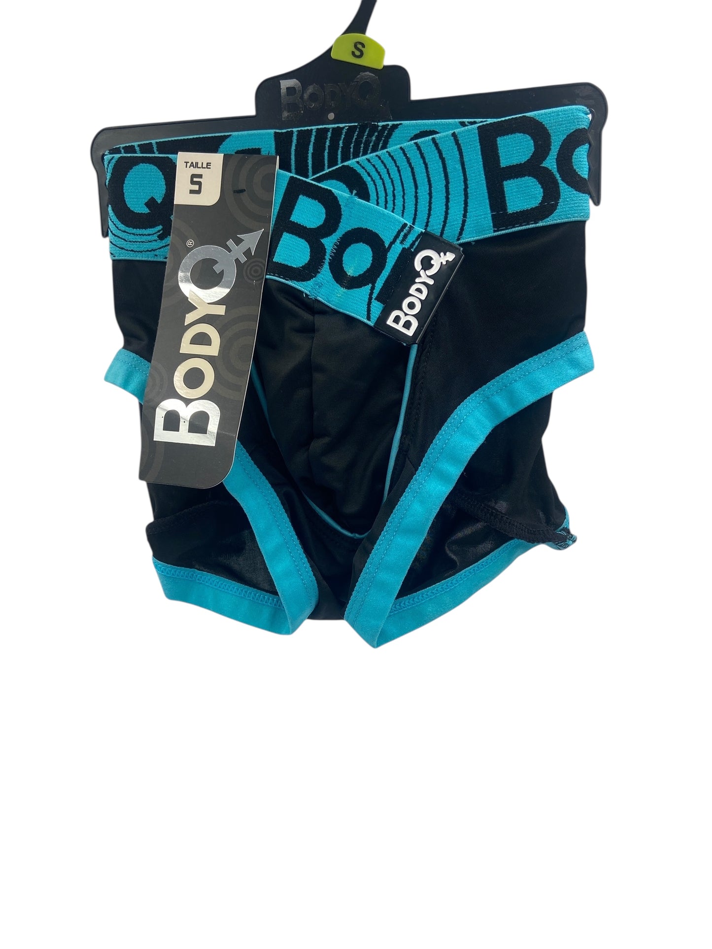 BodyQ Sexy Heren Boxershort – Zwart/Aqua – Erotische Herenlingerie – Maten S t/m XL