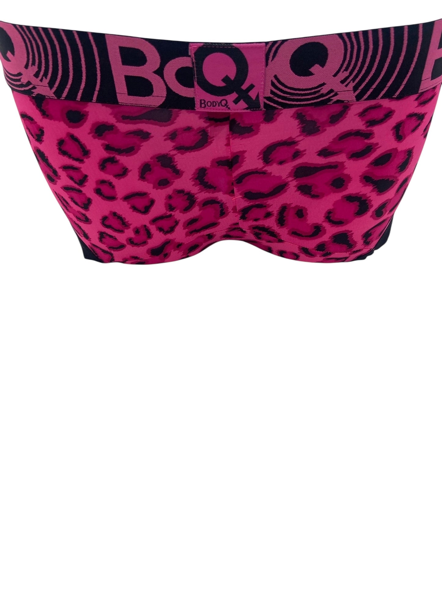 BodyQ Men's Underwear Boxer - 2 Kleuren Panther Look Roze & Roze Zwarte Band - S/M/L/XL - Sexy Lingerie voor Mannen
