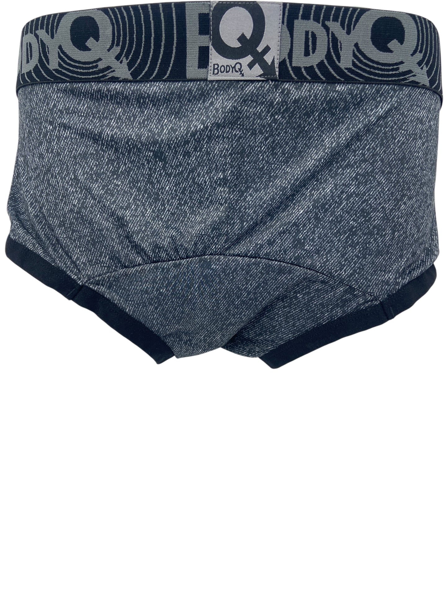 BodyQ Herenlingerie – Sexy Herenboxer in Grijs-Zwart | Comfortabel & Verleidelijk – Maten S / M / L / XL