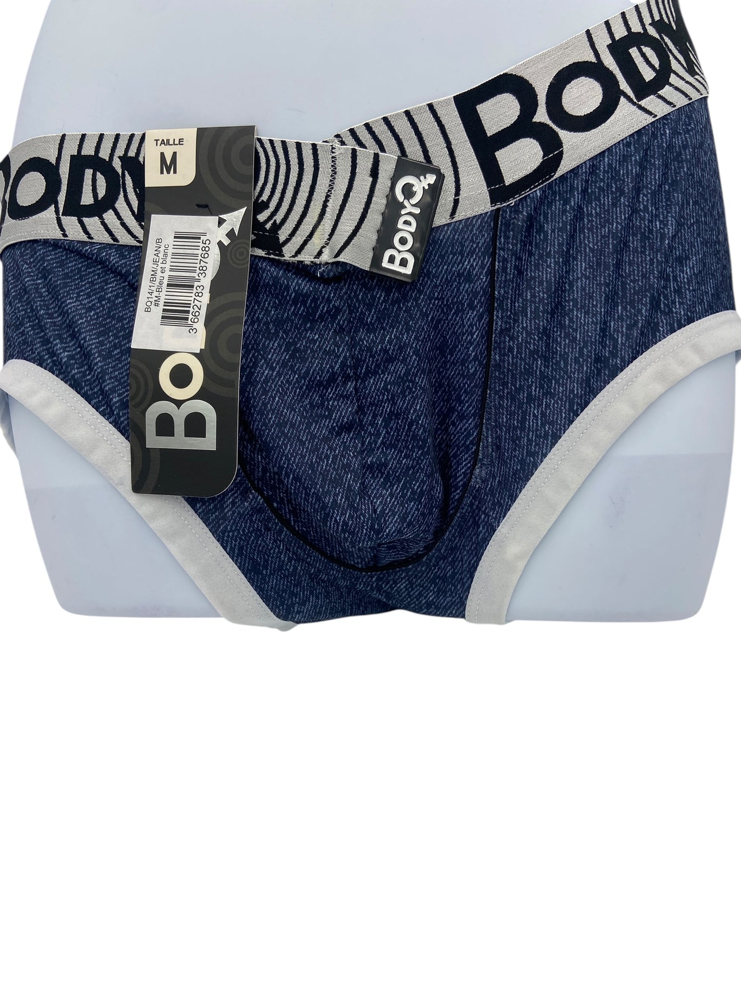 BodyQ Herenlingerie – Sexy Boxer in Denim Blauw | Mannelijk &amp; Verleidelijk – S / M / L