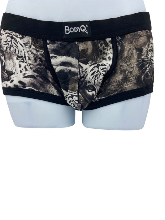 BodyQ Heren Lingerie – Sexy Heren Boxershort – Tiger Look – Erotische Herenlingerie In S M L