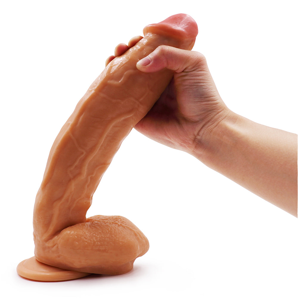 Power Escorts - BR229 Flesh - Monster John 10,9'' Mega Realistic Dildo 28 CM