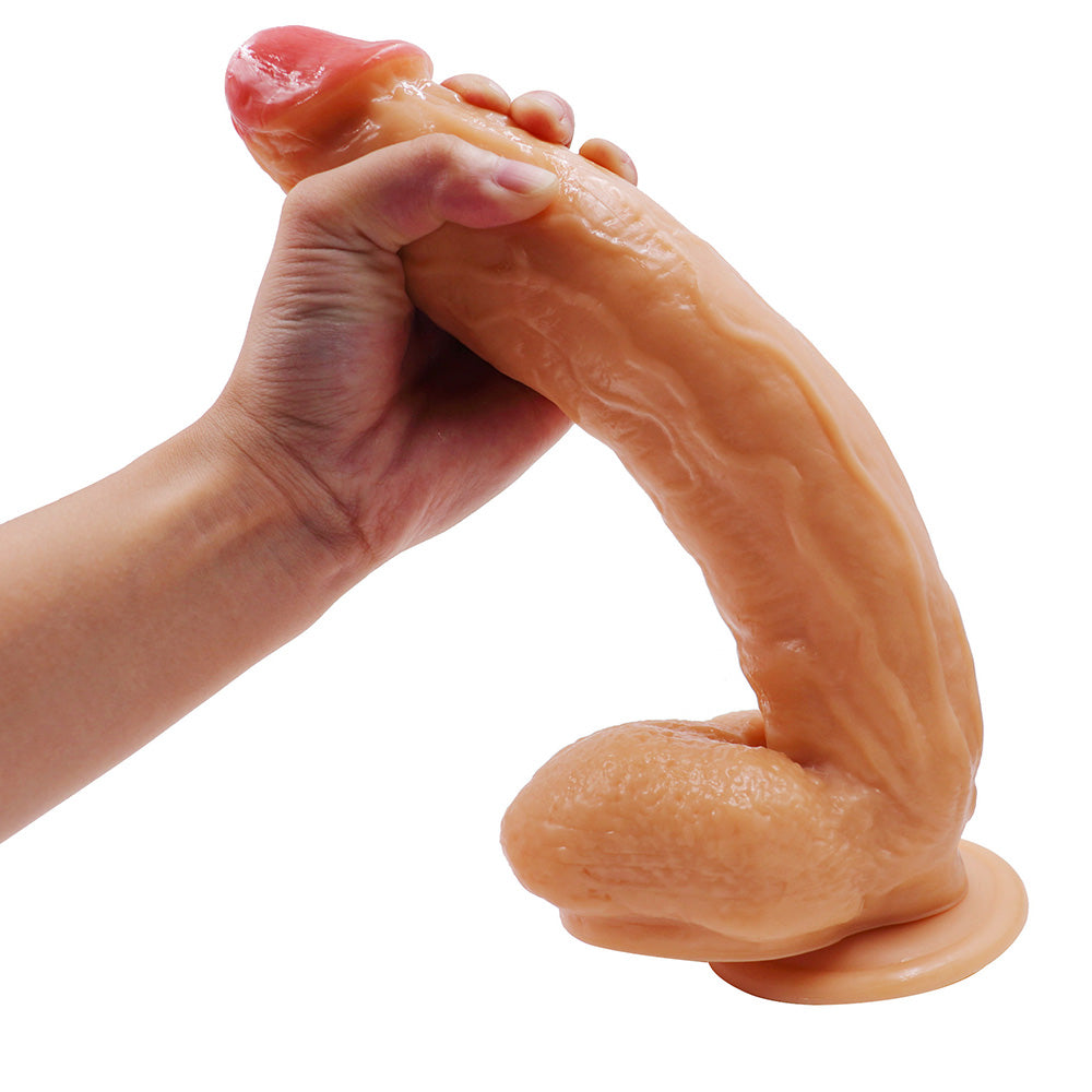 Power Escorts - BR227 FLesh - Monster John XL Mega Realistic Dildo 30 CM / 11,8 Inch