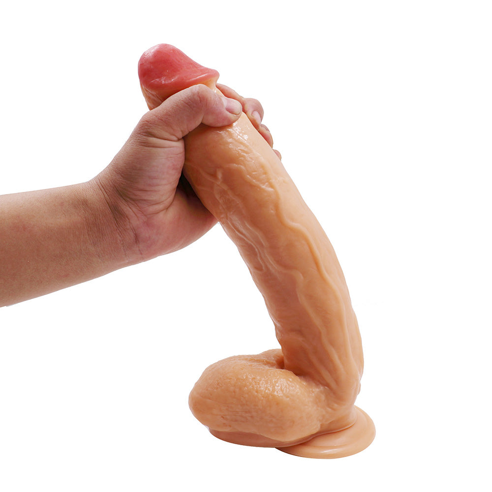 Power Escorts - BR229 Flesh - Monster John 10,9'' Mega Realistic Dildo 28 CM