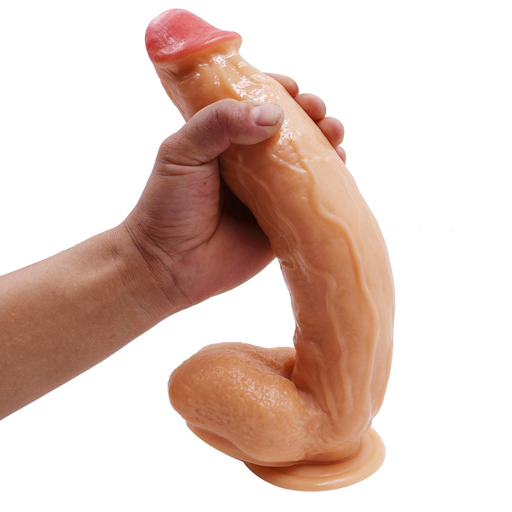 Power Escorts - BR229 Flesh - Monster John 10,9'' Mega Realistic Dildo 28 CM