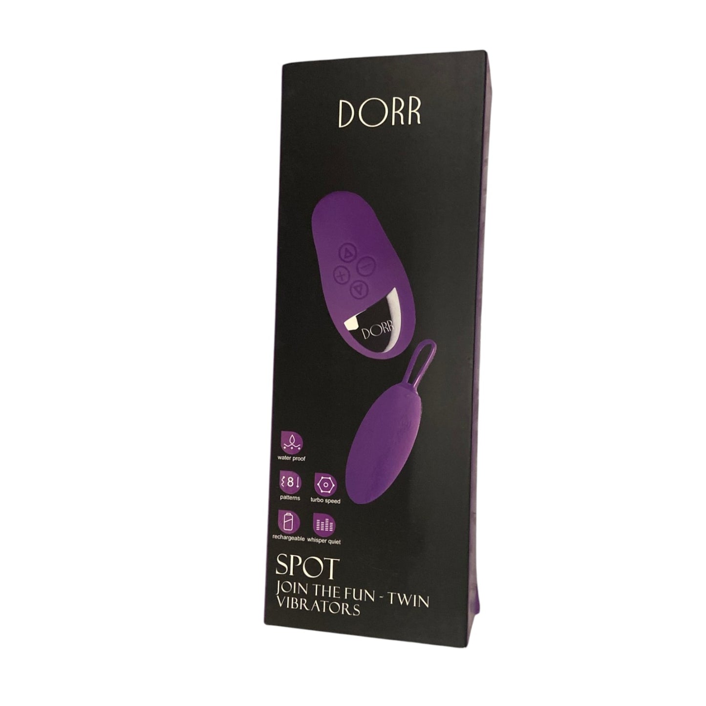 SPOT 2-in-1 Egg Vibrator & Oplegvibrator met Afstandsbediening – Paars