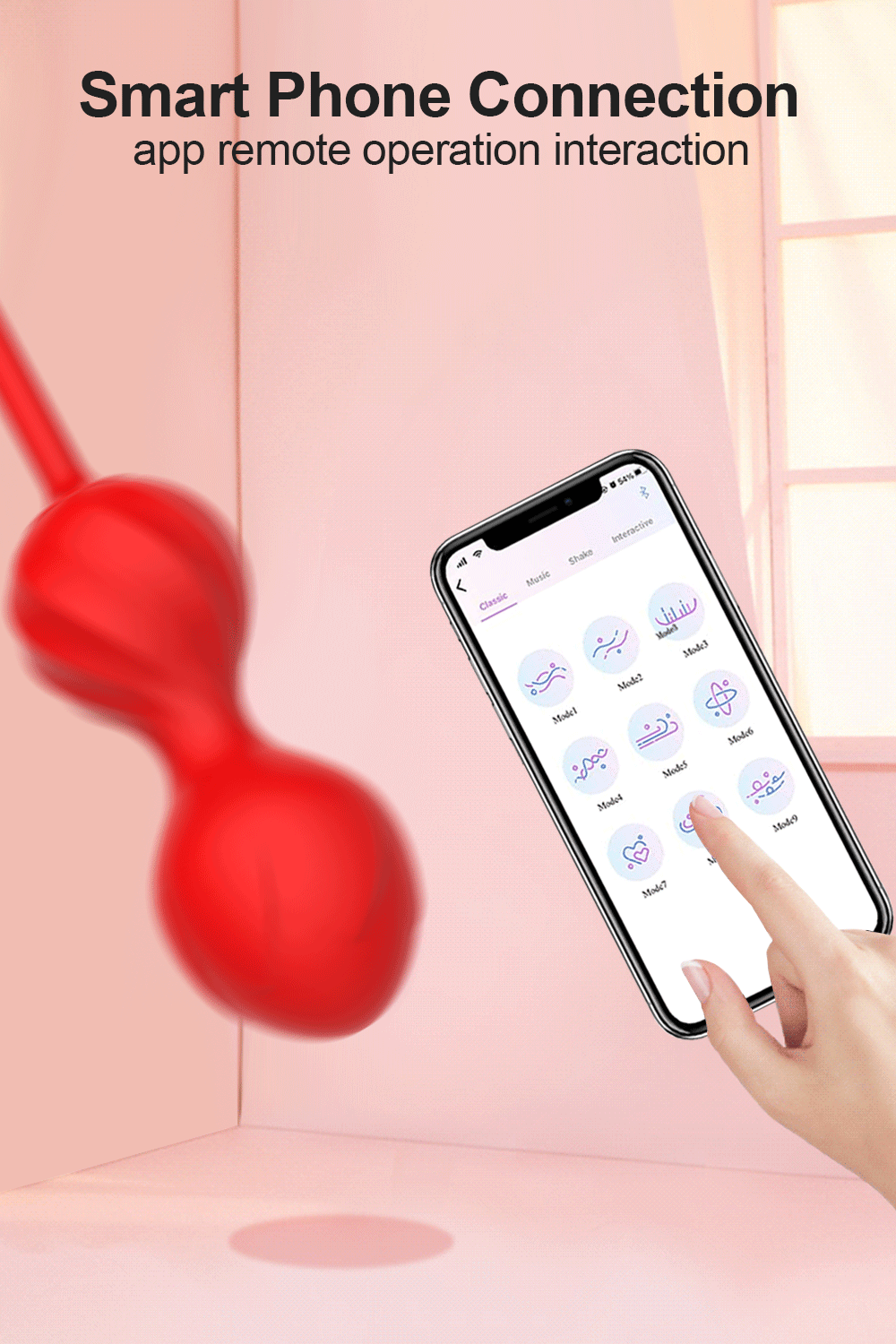 Lovesecret Premium – LS01 Love Balls – App Controlled – 9 Vibratiemodi – Music Mode – Roze – Waterdicht – Luxe Cadeauverpakking