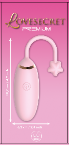 Lovesecret Premium – LS02 Love Egg – App Controlled Couples Vibrator – 9 Vibraties – Roze – Luxe Cadeauverpakking