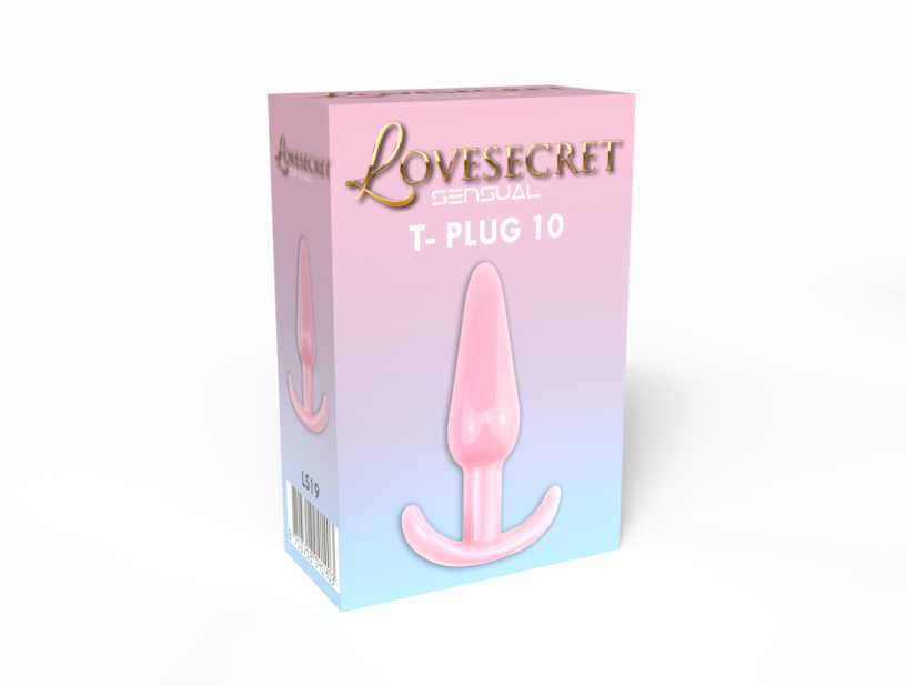 Lovesecret Sensual - LS19 - T-Plug 10 - Anal Plug Pink - 12,3 CM / 4,8 Inch