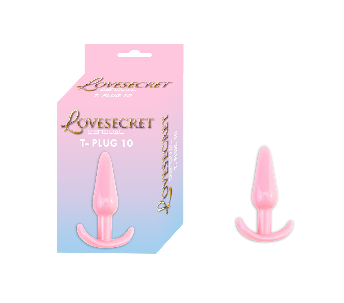 Lovesecret Sensual - LS19 - T-Plug 10 - Anal Plug Pink - 12,3 CM / 4,8 Inch