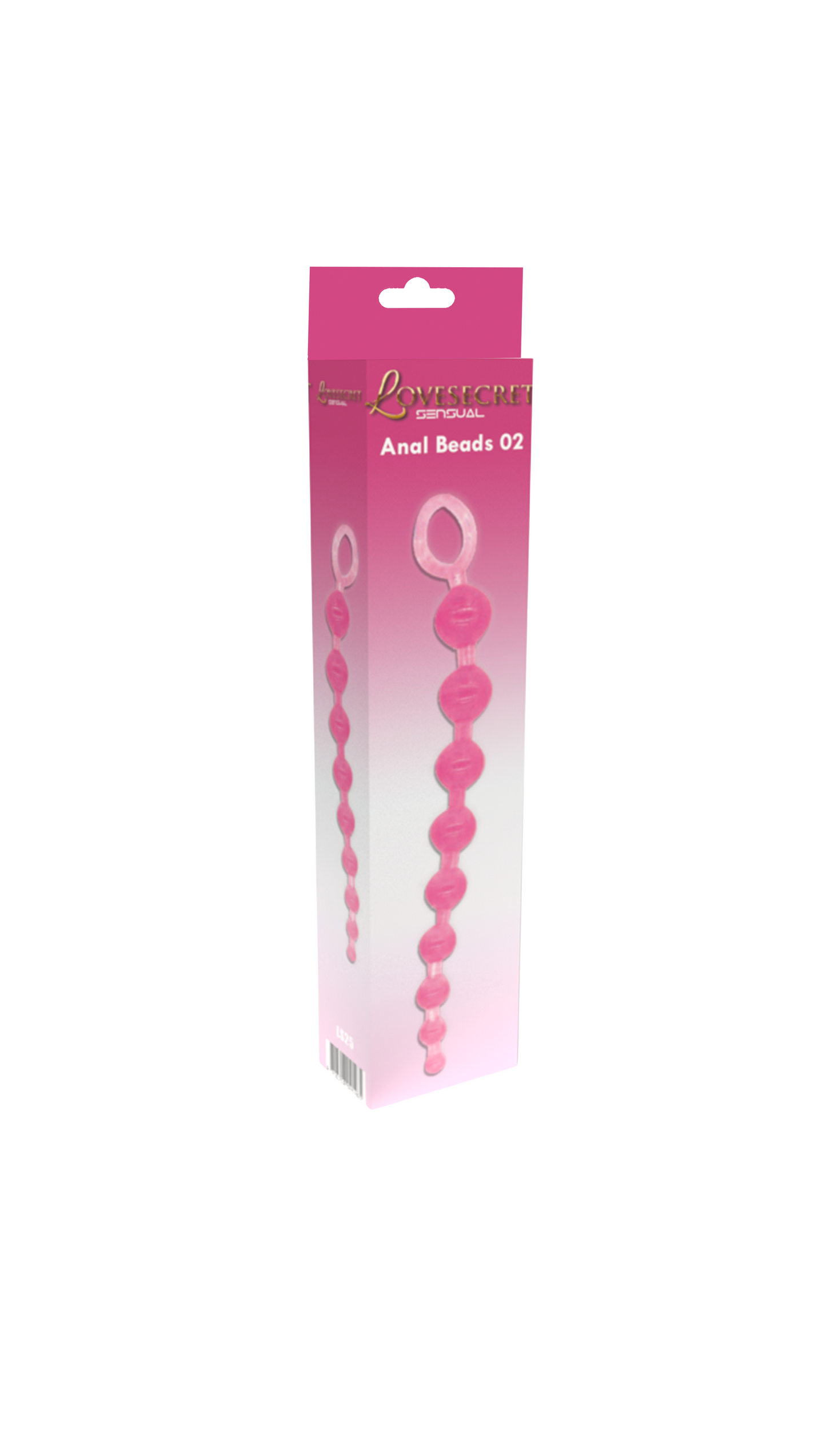 Lovesecret Sensual LS25 Anal Beads Roze – 30 cm – Flexibele Silicone Anaalketting – Max Ø 3,5 cm – Voor Beginners & Gevorderden