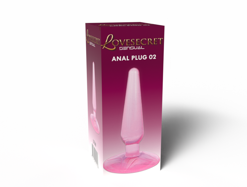 Lovesecret Sensual LS28 Anal Plug 02 Roze – 11 cm – TPE Anal Plug met Zuignap – Veilig & Comfortabel – Voor Beginners en Gevorderden