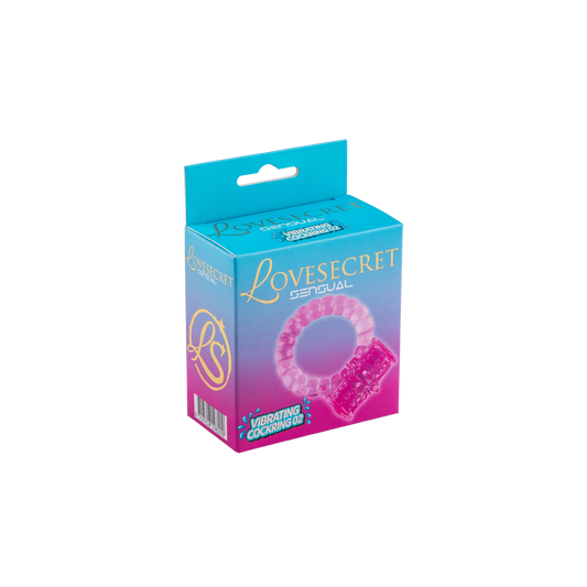 Vibrerende Cockring met Getextureerde Bullet – Pink