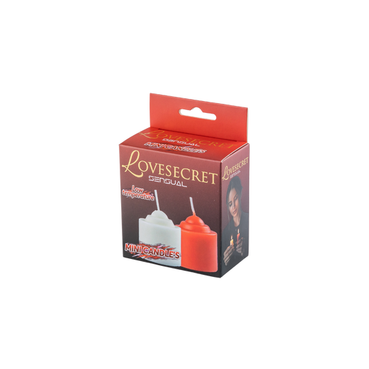 Sensuele Low Temperature Wax Play Kaarsen – Rood & Wit