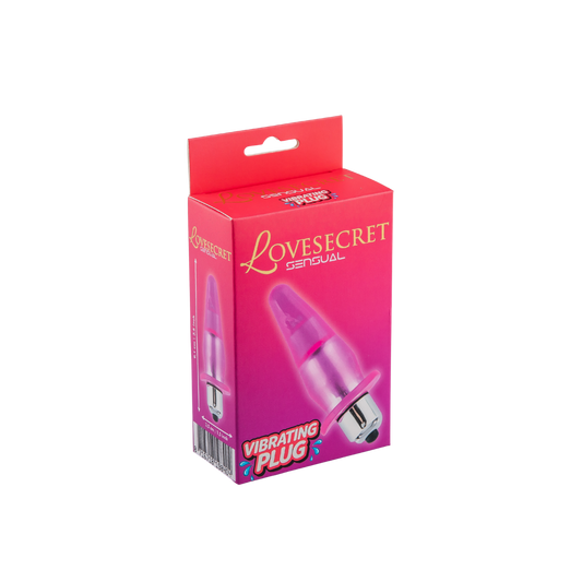 Compacte Vibrerende Anaalplug met Veiligheidsbasis – Pink