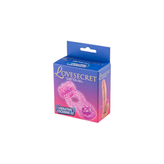 Vibrerende Cockring met Massagebolletjes – Pink