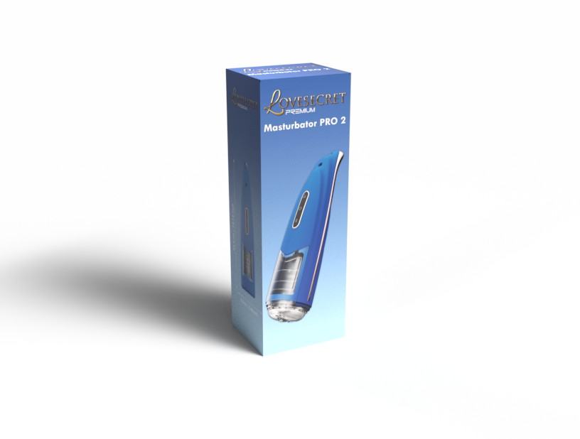 Lovesecret Premium – LS06 – Masturbator Pro 2 – Blauw – Mega Size – Oplaadbaar & Waterdicht