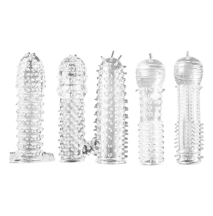 Lovesecret Sensual – LS38 – Cock Sleeve 02 – Transparante Penis Sleeve Ribbel – 12,5 cm