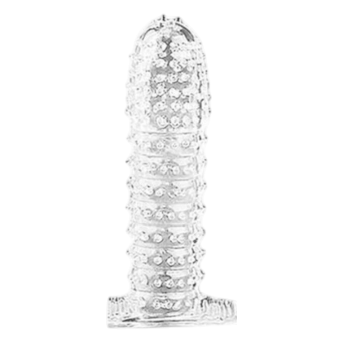 Lovesecret Sensual – LS38 – Cock Sleeve 02 – Transparante Penis Sleeve Ribbel – 12,5 cm