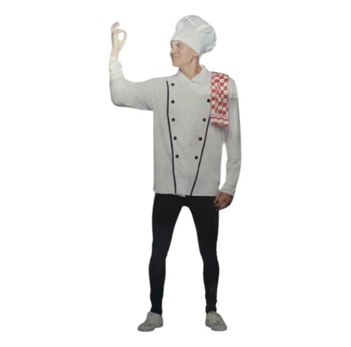 Kinky Chef Kok - Master Chef Kostuum – Ondeugende Chef Verkleedset voor Volwassenen