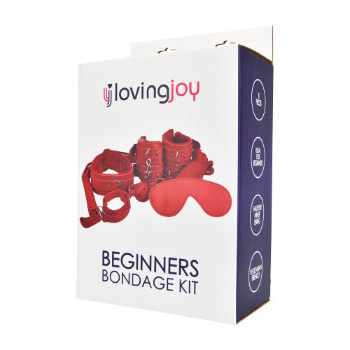 Loving Joy - Bondage Set Red - N11588 - 8 Pieces Bondage Set - BDSM Bondagebox