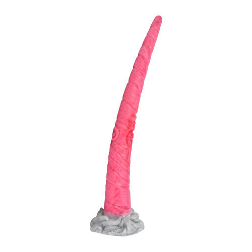 XXLTOYS Eenhoorn Dildo - N11774 - XXL roze/grijze Dildo - Enorme Lengte 46 CM