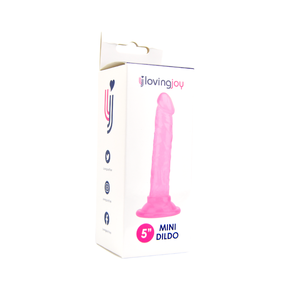 Loving Joy - Realistic Mini Dildo Pink - 5 Inch / 12 Cm Insertable - Length 15 CM  dia 2,5 cm - N11938