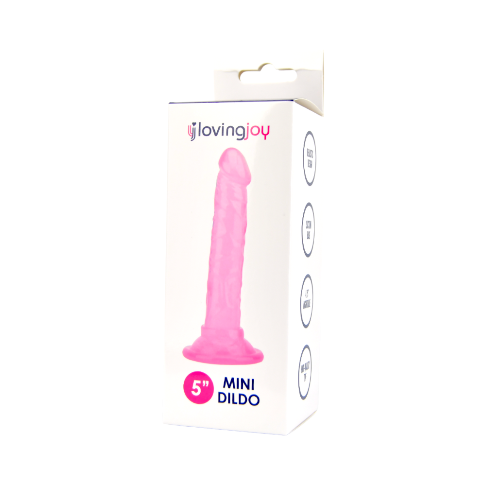 Loving Joy - Realistic Mini Dildo Pink - 5 Inch / 12 Cm Insertable - Length 15 CM  dia 2,5 cm - N11938