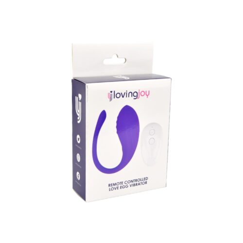 Remote Control Vibrating Love Egg - USB - Purple - N12022