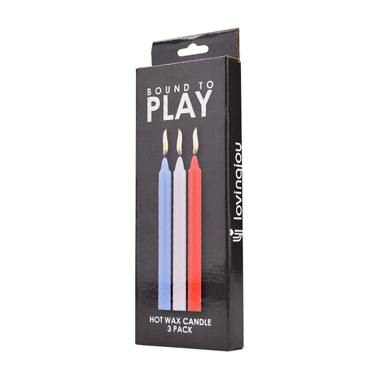 Bound to Play - N12142 - Hot Wax Candles 3 Pack - Low Temperature Candles