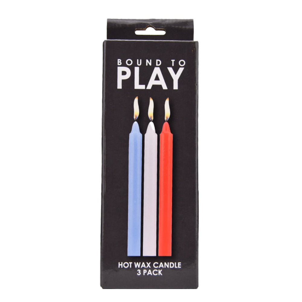 Bound to Play - N12142 - Hot Wax Candles 3 Pack - Low Temperature Candles