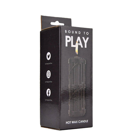 Bound to Play - N12143 - Hot Wax Candle Black Candle Low Temperature