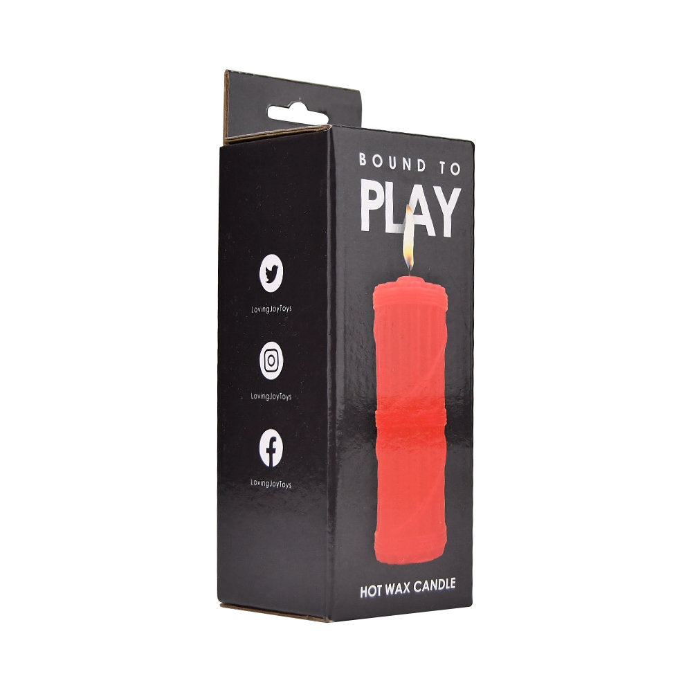 Bound to Play - N12144 - Hot Wax Candle Red Candle Low Temperature