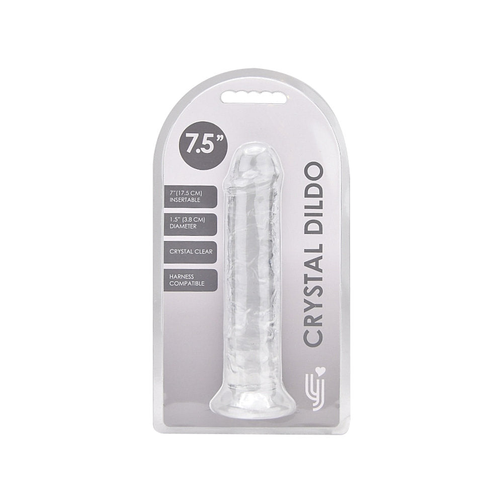 7.5 Inch Clear Realistic Dildo With Suction Cup - 20 CM - N12183