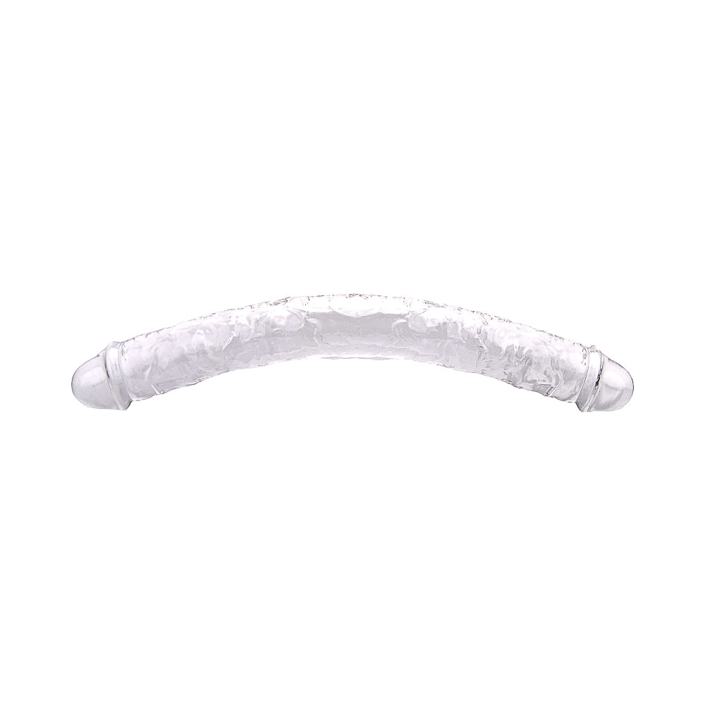 Loving Joy - 18 Inch Jelly Clear Double Dildo - Mega Size 45.5 CM Flexible - N12191