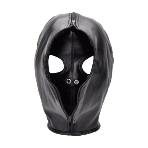 Bound To Please - N12242 - Open Eyed Hood Mask - BDSM Bondage