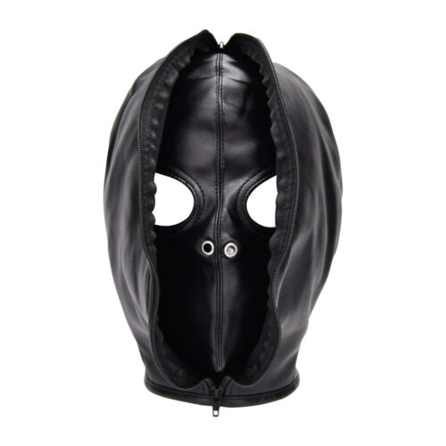 Bound To Please - N12242 - Open Eyed Hood Mask - BDSM Bondage