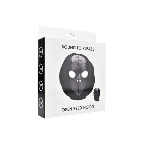 Bound To Please - N12242 - Open Eyed Hood Mask - BDSM Bondage