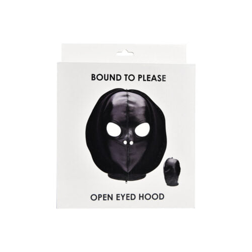 Bound To Please - N12242 - Open Eyed Hood Mask - BDSM Bondage