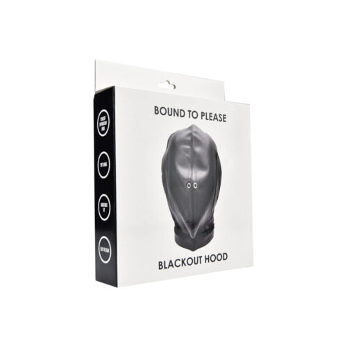 Bound To Please - N12243 - Blackout Hood-masker - BDSM-bondage