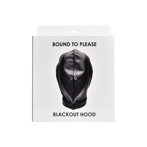 Bound To Please - N12243 - Blackout Hood-masker - BDSM-bondage