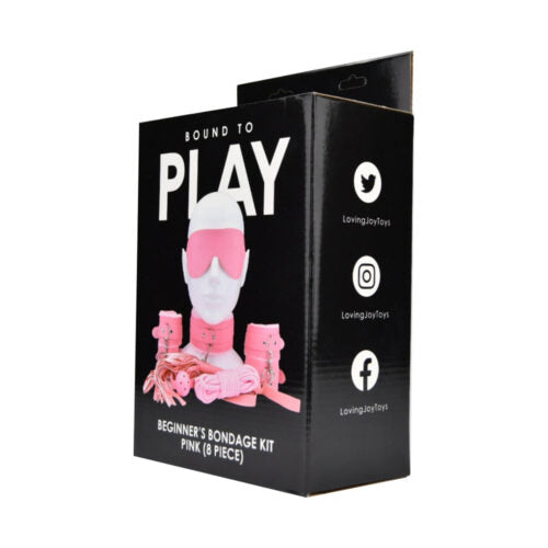 Bound To Play - Bondage Kit roze - N12281 - 8-delige bondageset - BDSM bondageset